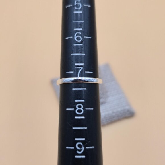 Size 7.25 Sterling Silver Stunning Avon Cubic Zirconia Gem Ring A4545 - Picture 8 of 10